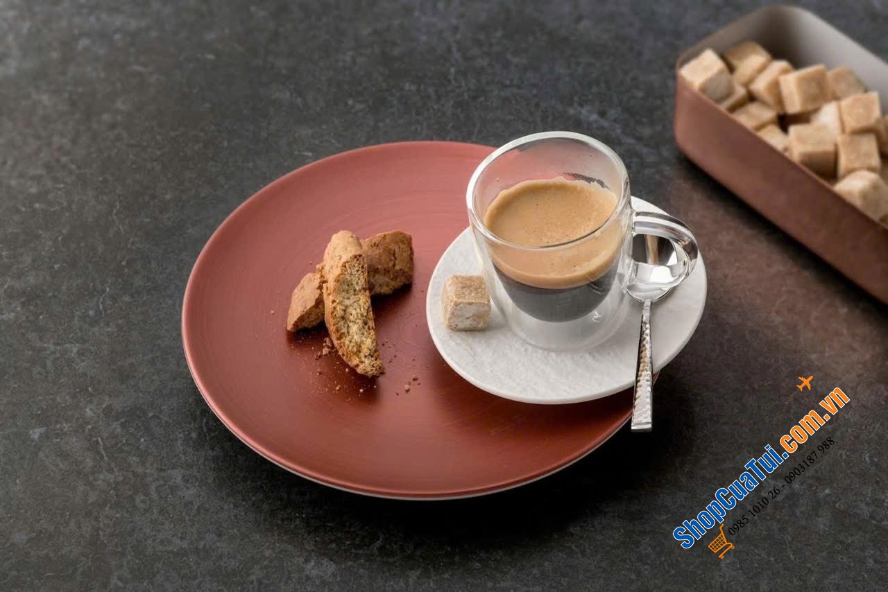 Set 2 cốc 2 thành Villeroy & Boch Artesano Hot&Cold Tasse S - Bộ 2 chiếc có quai để uống trà, cà phê