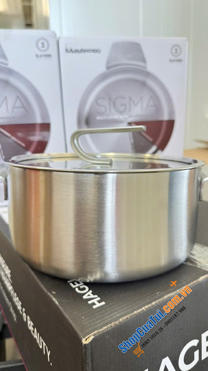 Nồi MasterPro 20cm với tay cầm phong cách, chắc chắn và đẳng cấp