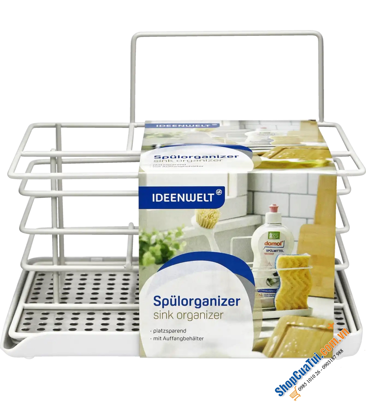Khay đựng đồ rửa bát Ideenwelt sink organizer