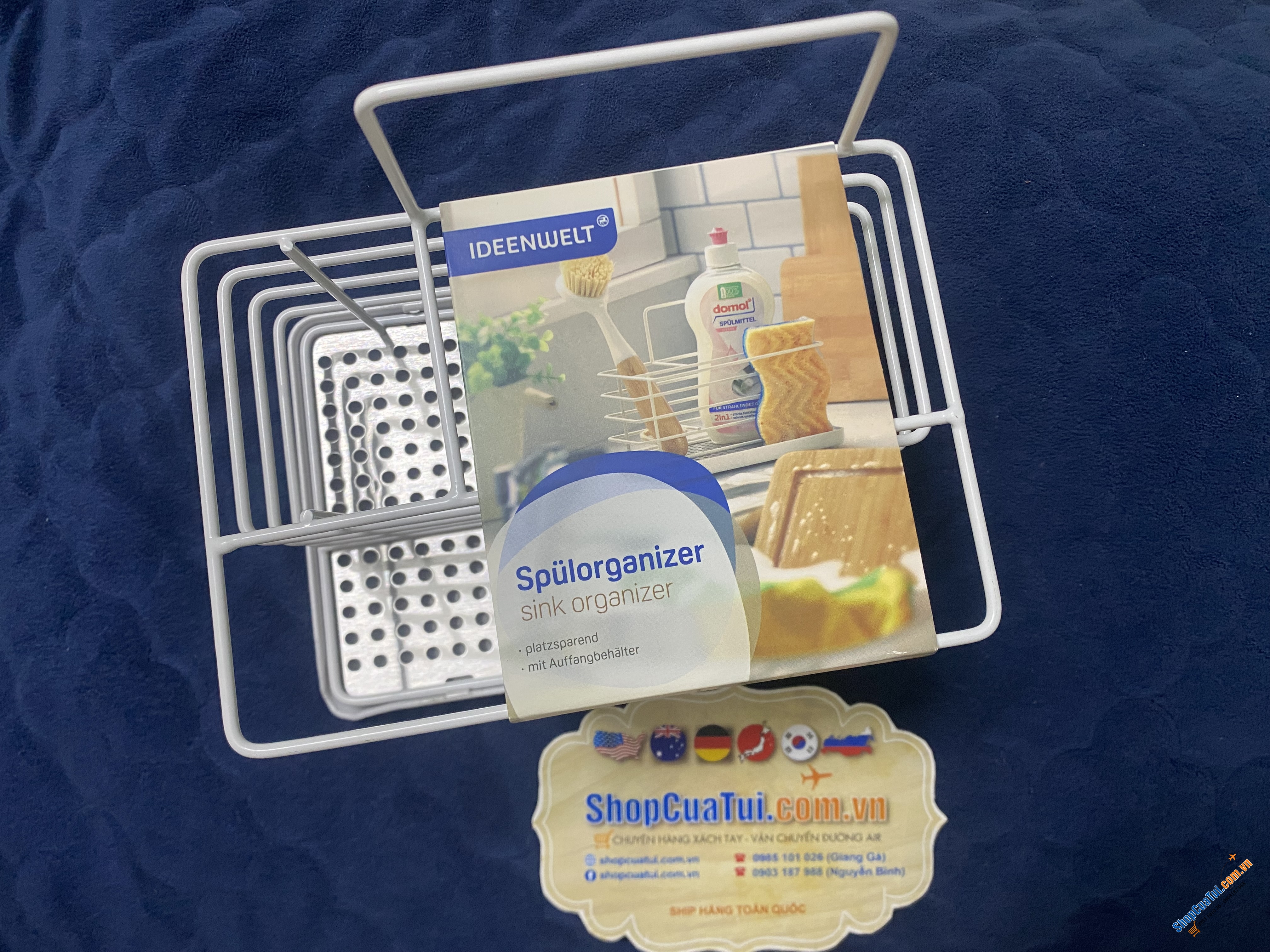 Khay đựng đồ rửa bát Ideenwelt sink organizer
