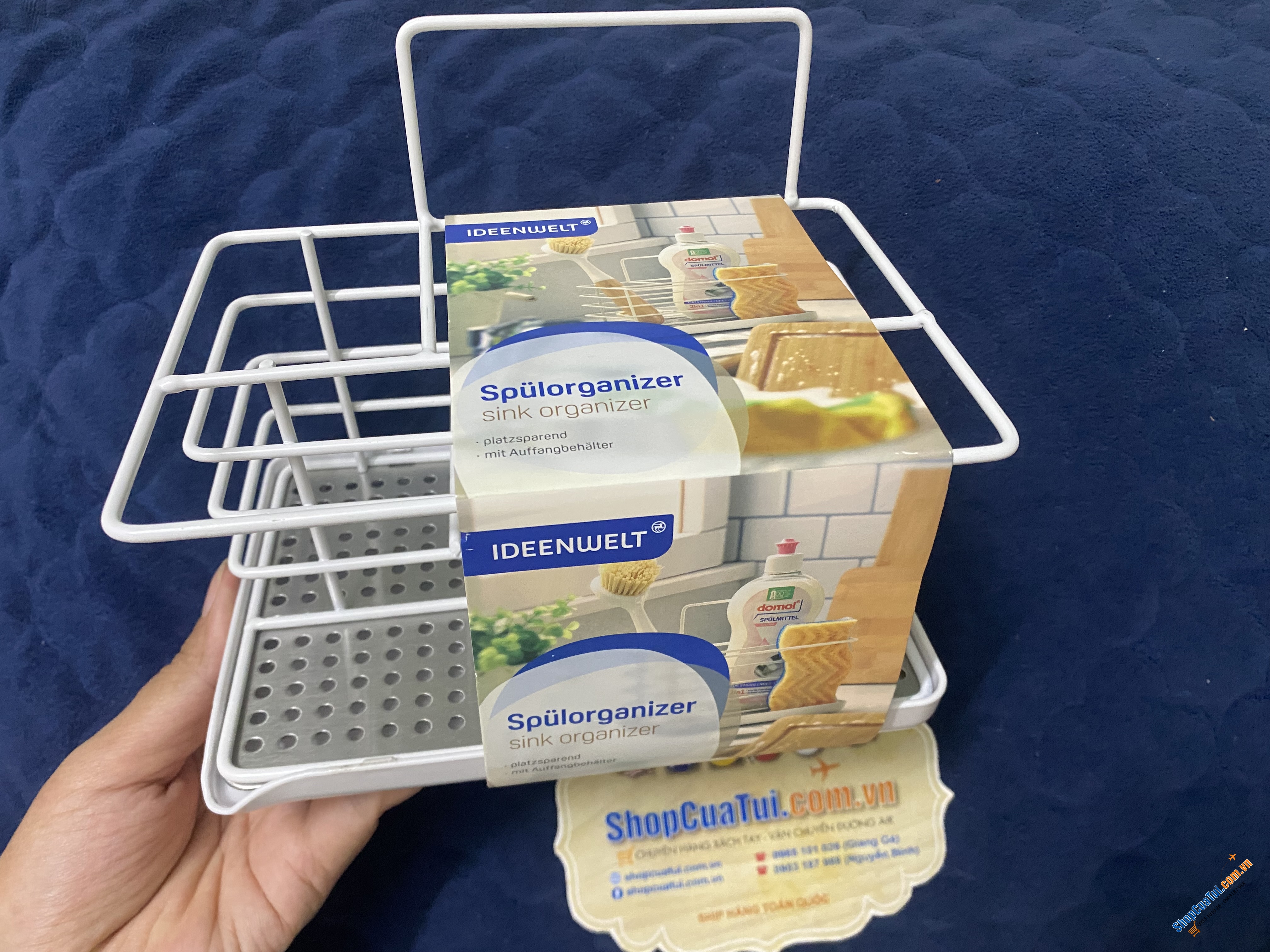 Khay đựng đồ rửa bát Ideenwelt sink organizer