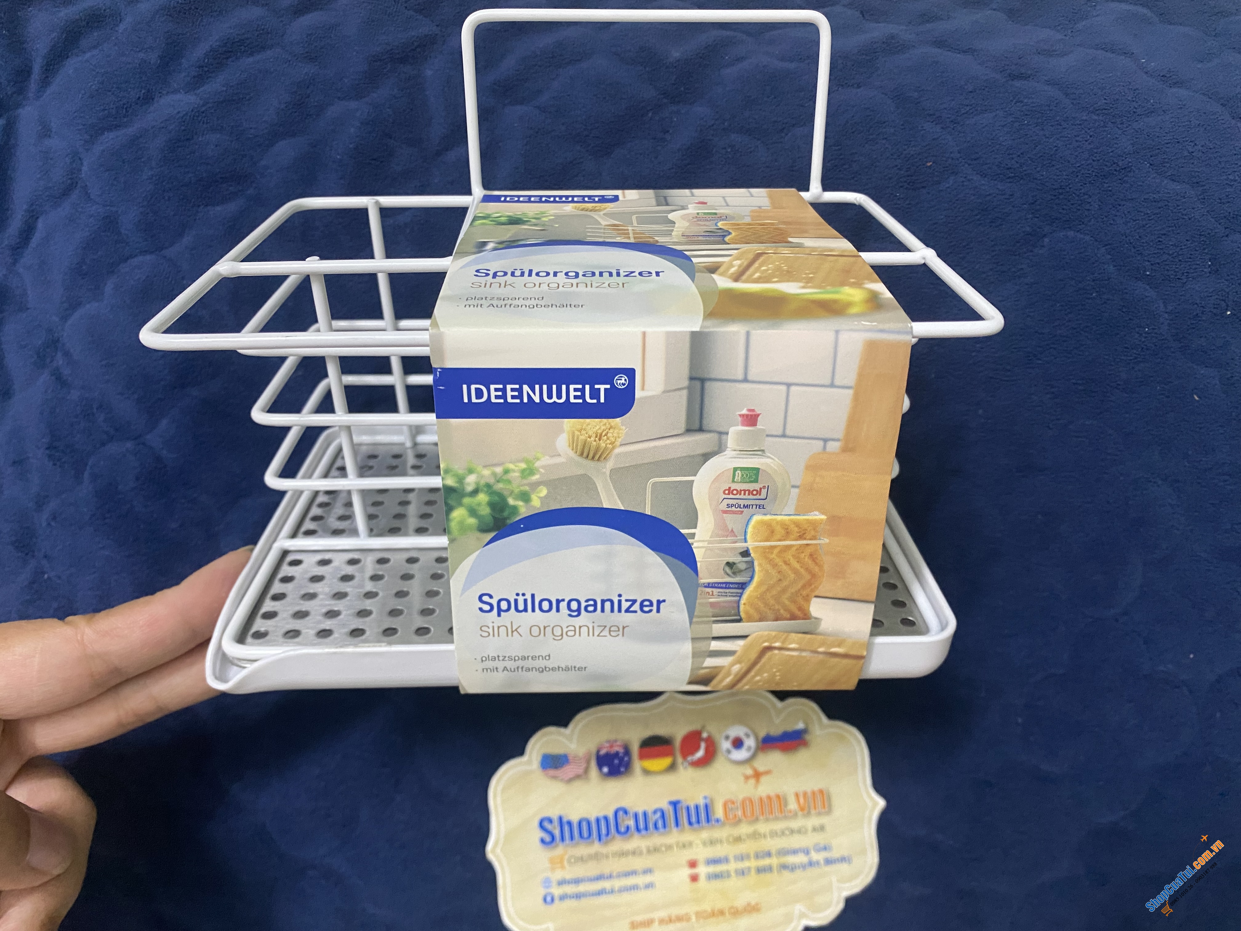 Khay đựng đồ rửa bát Ideenwelt sink organizer