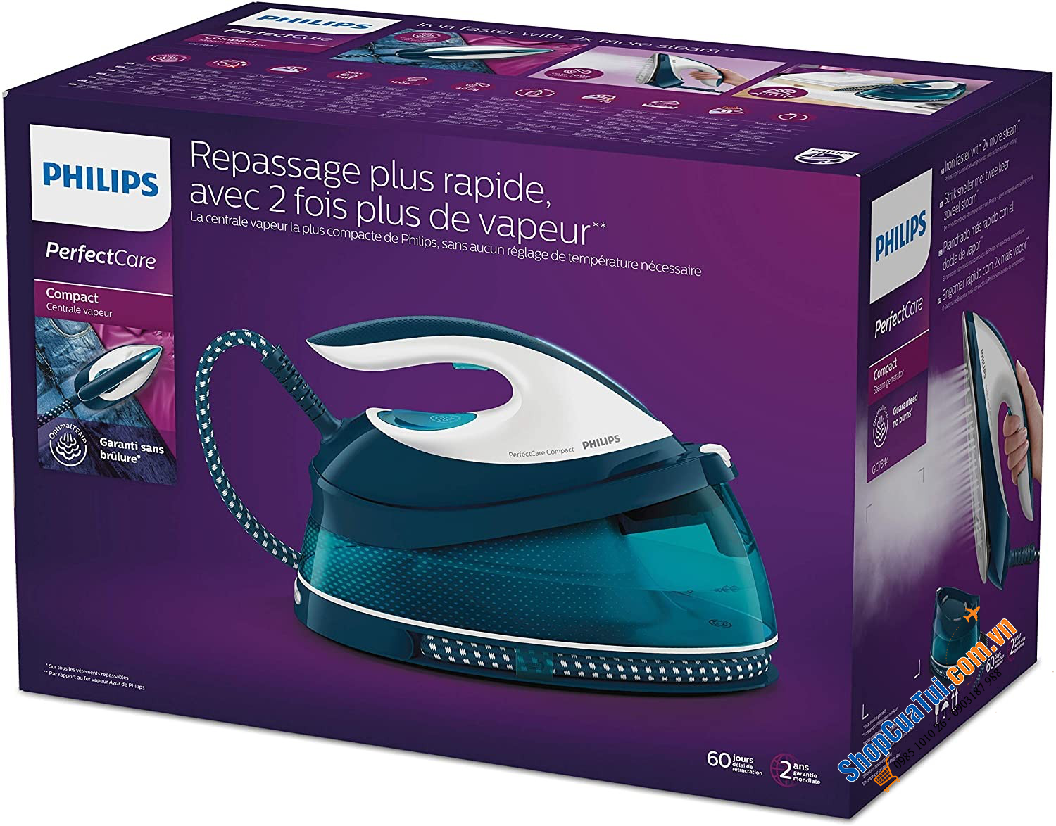 Bàn là hơi nước Philips GC 7844/20