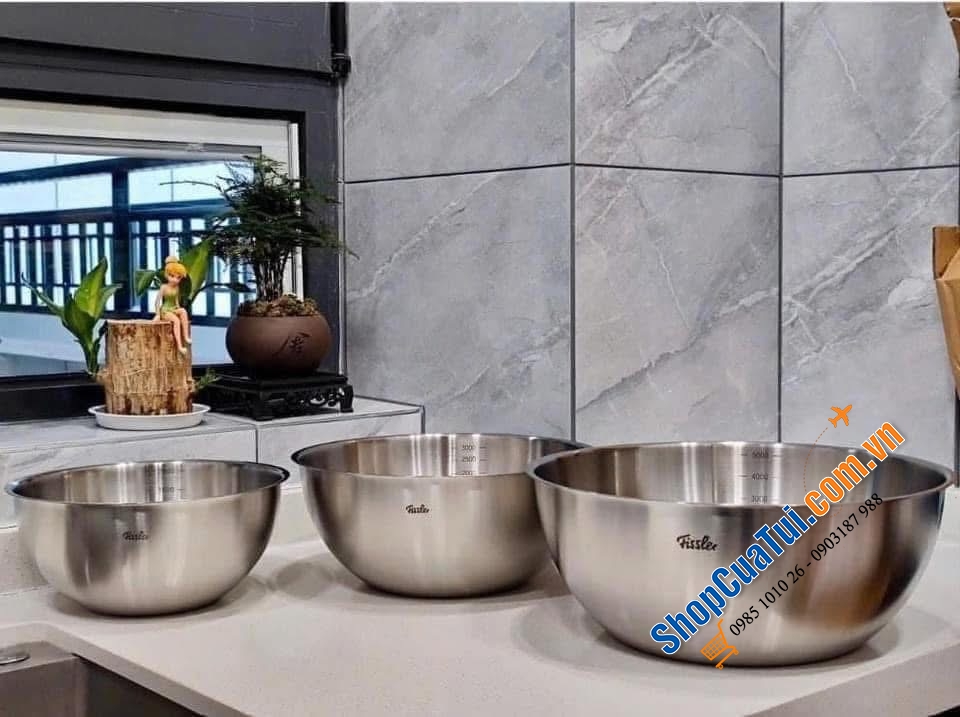 Set 3 âu trộn Fissler.
