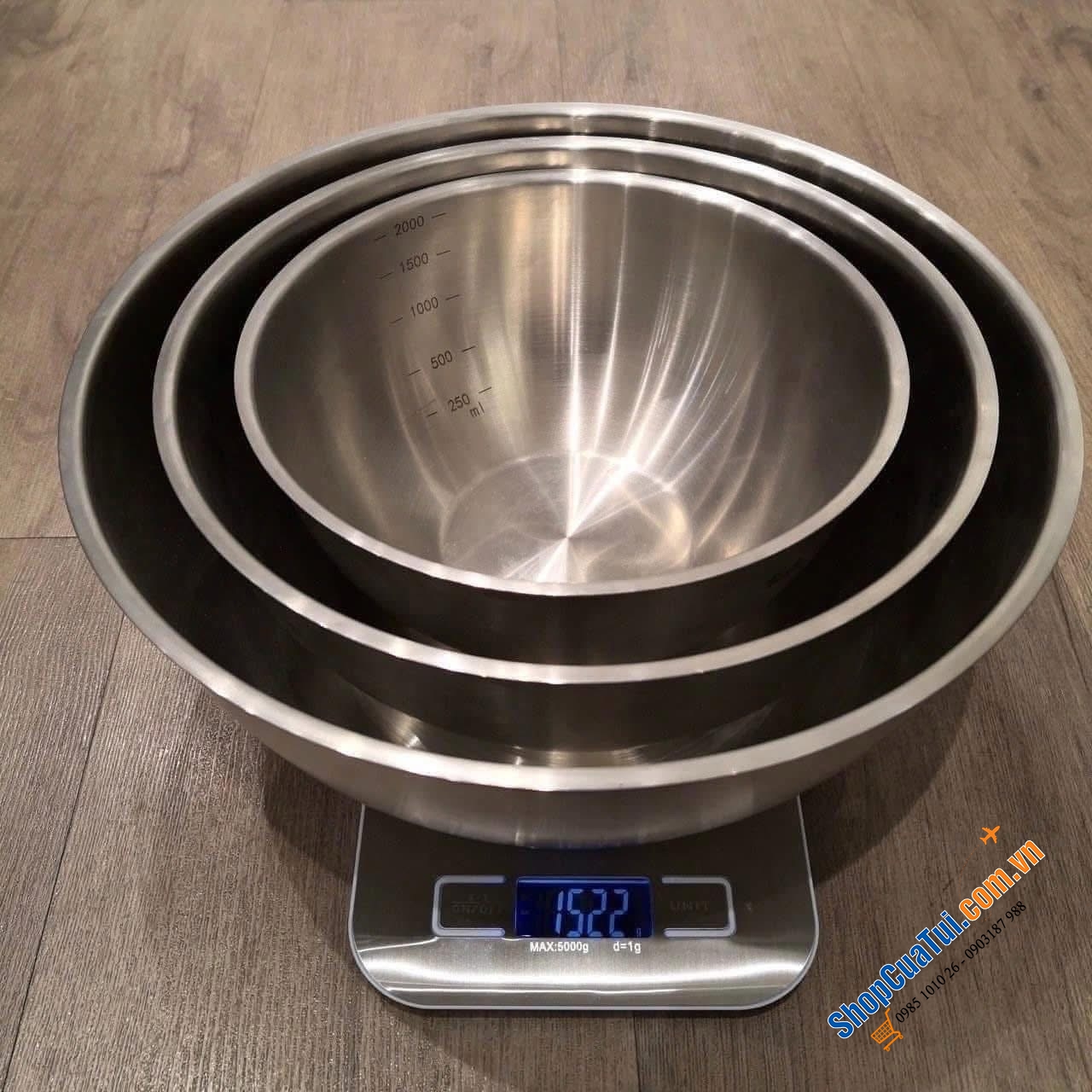 Set 3 âu trộn Fissler.