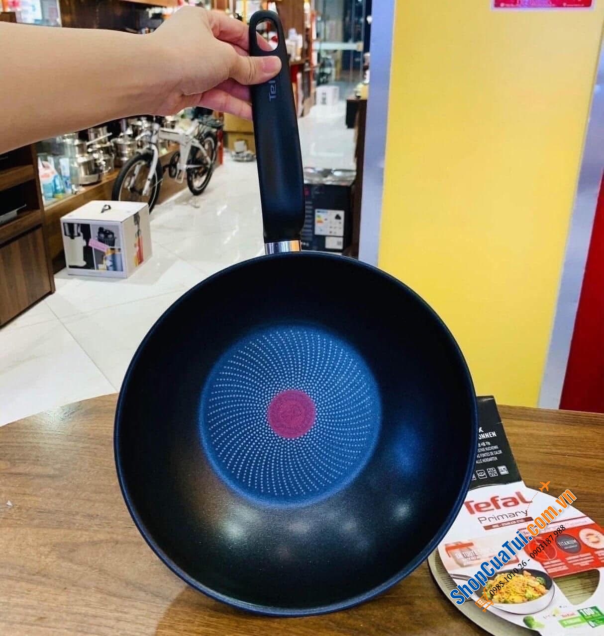 Chảo chống dính sâu lòng Tefal Primary 28cm.