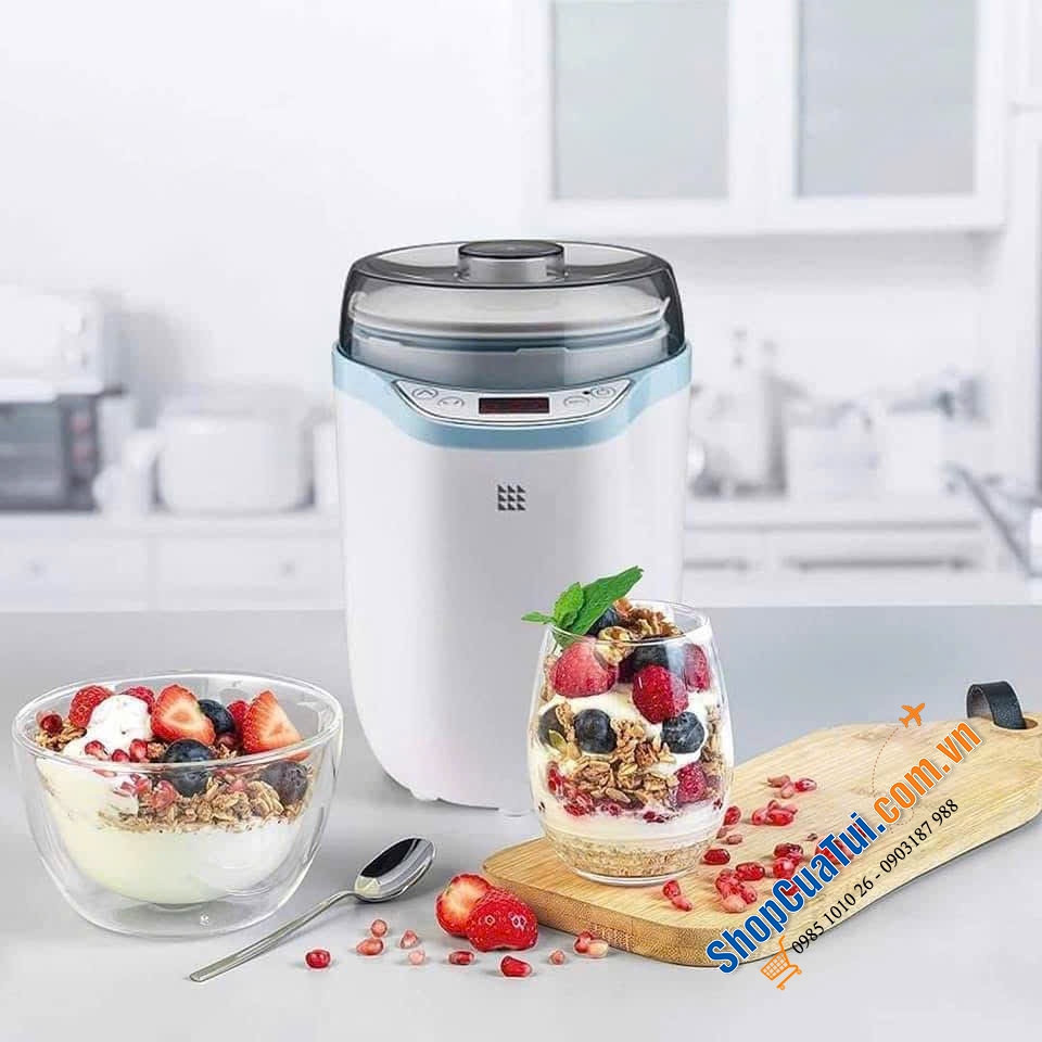 Máy làm sữa chua LakeLand 1.8 Lit của Đức - làm sữa chua Hy Lạp, sữa chua thường và các loại pho mát mềm (Soft Cheese)