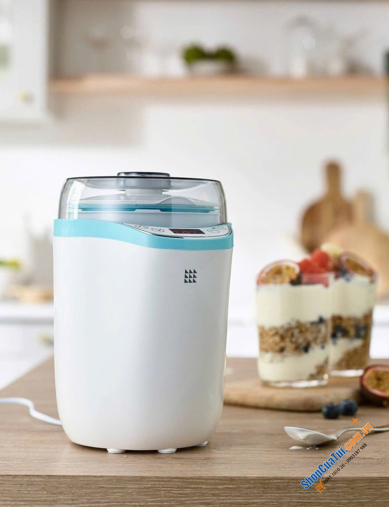 Máy làm sữa chua LakeLand 1.8 Lit của Đức - làm sữa chua Hy Lạp, sữa chua thường và các loại pho mát mềm (Soft Cheese)
