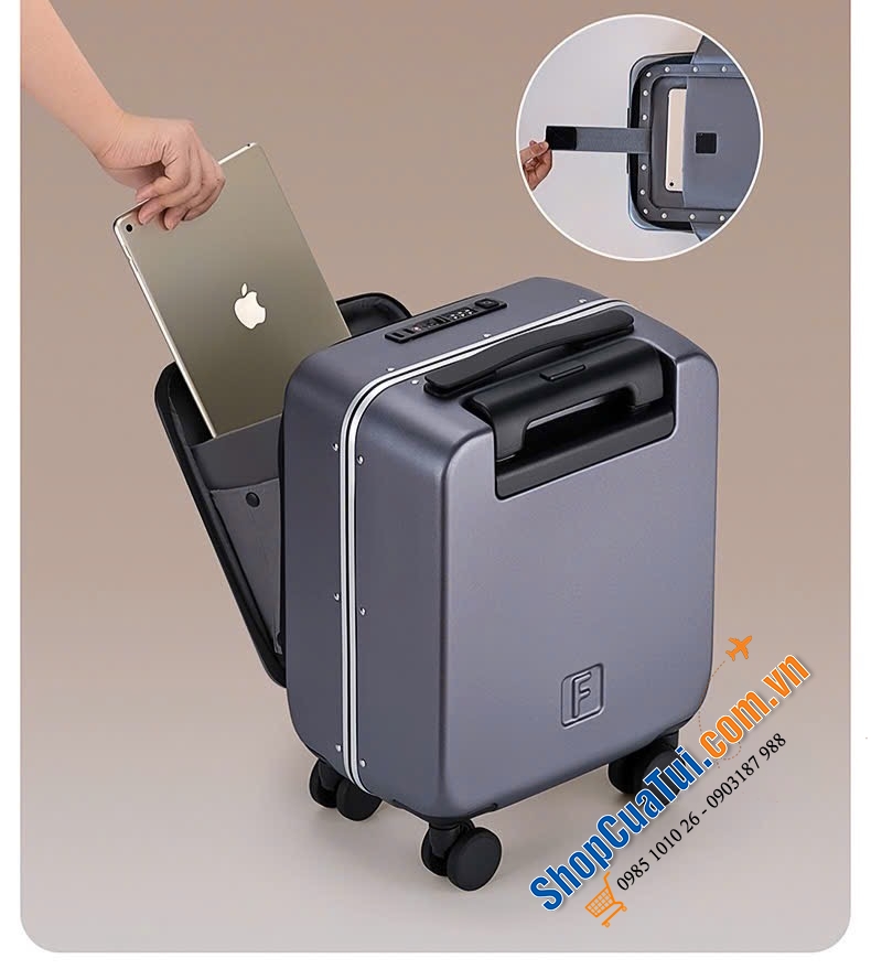 Vali Translation 15 inch lịch sự, valy phù hợp chuyến đi ngắn ngày