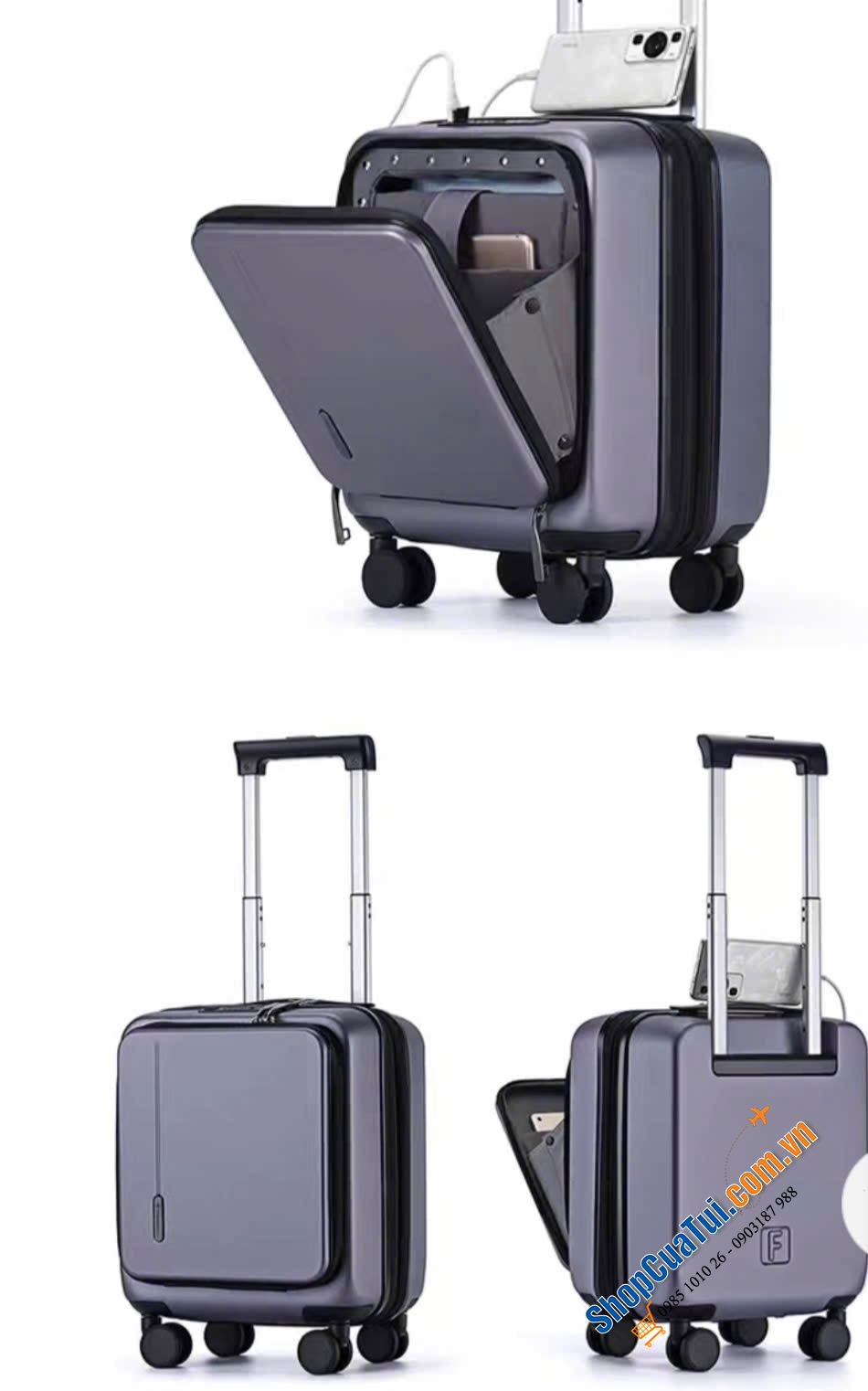 Vali Translation 15 inch lịch sự, valy phù hợp chuyến đi ngắn ngày