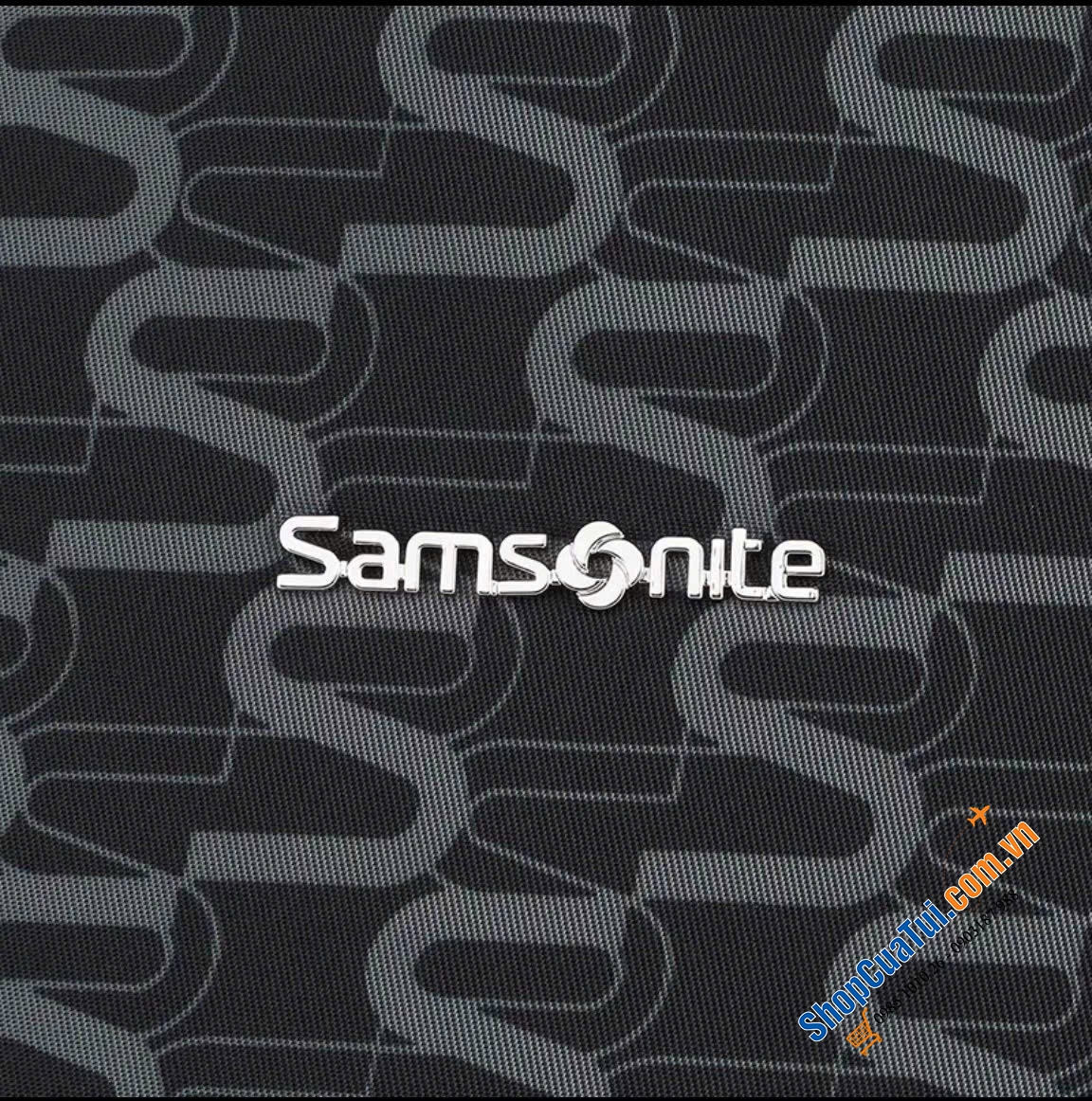 Balo Samsonite hoạ tiết cổ điển của hãng, nhẹ, thời trang và tối giản