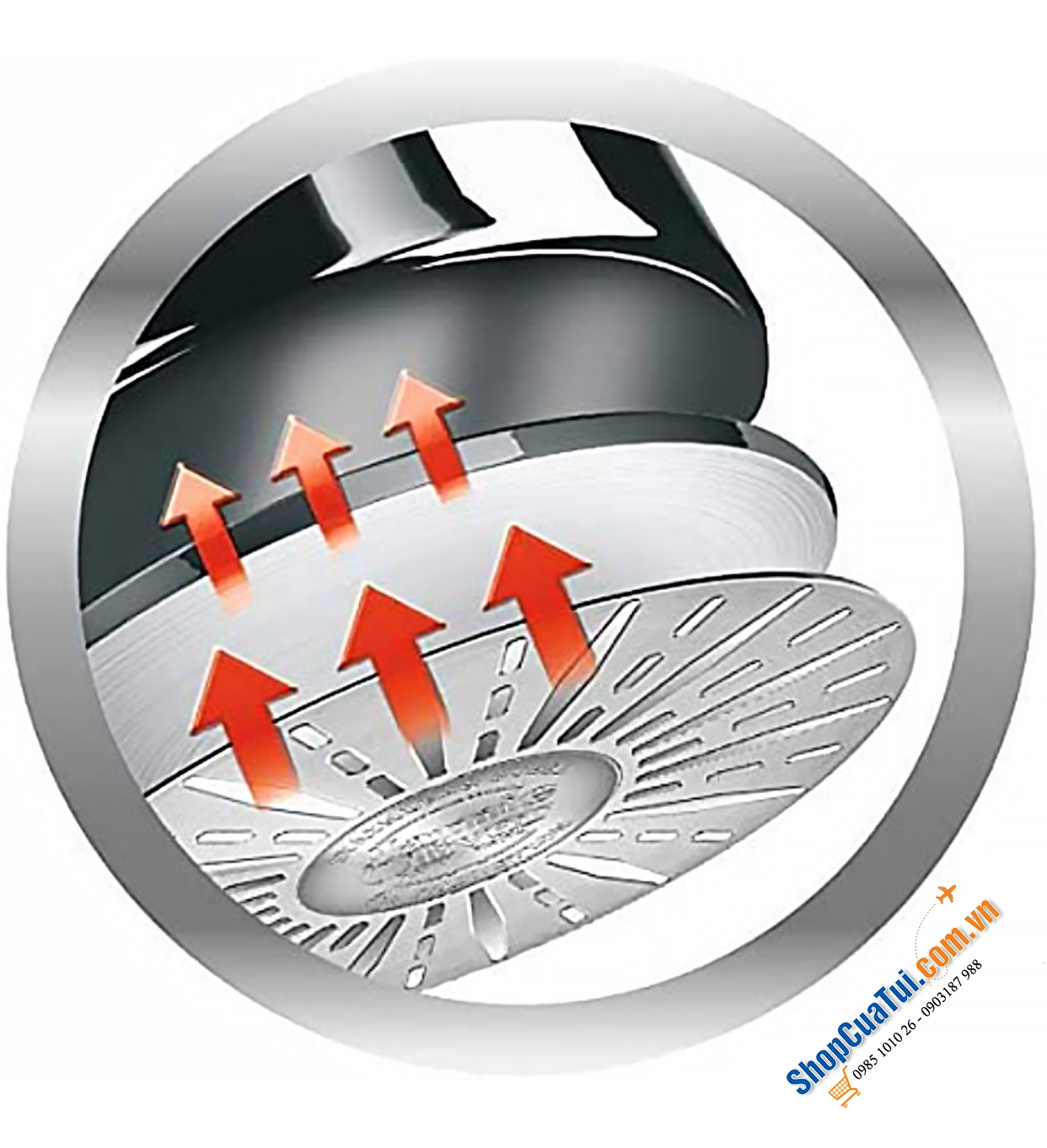 CHẢO TEFAL JAMIE OLIVER HARD ANODIZED 28CM TAY CẦM CÁN NHỰA.