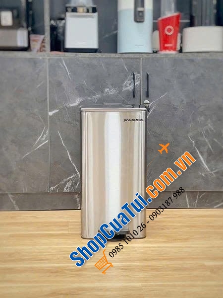 Thùng rác 30L chống ồn Songmics LTB593E01.
