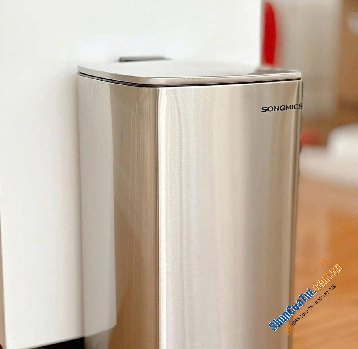 Thùng rác 30L chống ồn Songmics LTB593E01.