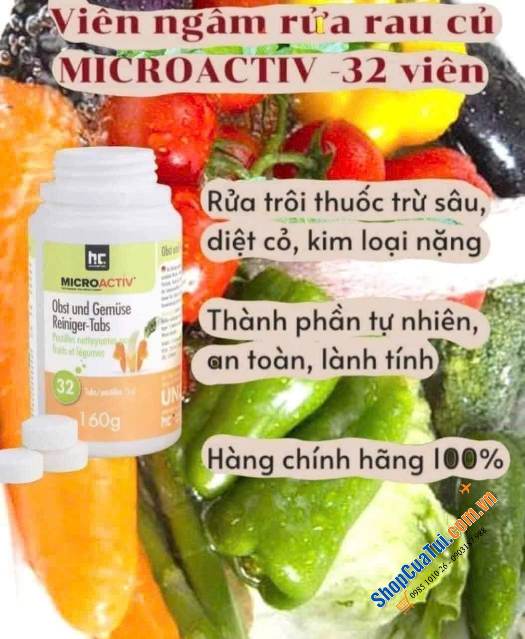 VIÊN NGÂM RAU CỦ MICORO ACTIV - bảo bối bảo vệ sức khỏe cho cả gia đình bạn.