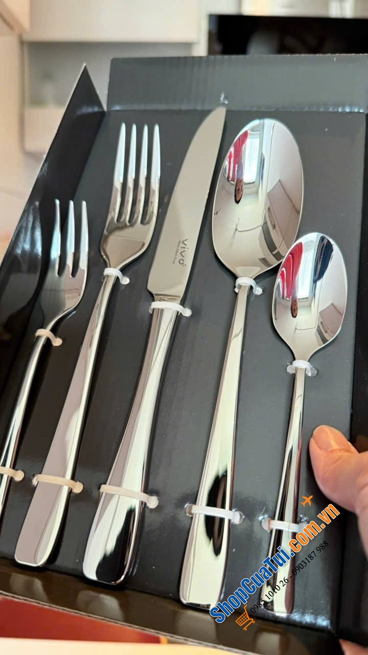 Bộ Dao Nĩa 30 Món Vivo by Villeroy & Boch – Voice Basic - hoàn hảo cho mọi bữa ăn, sang trọng và tinh tế!