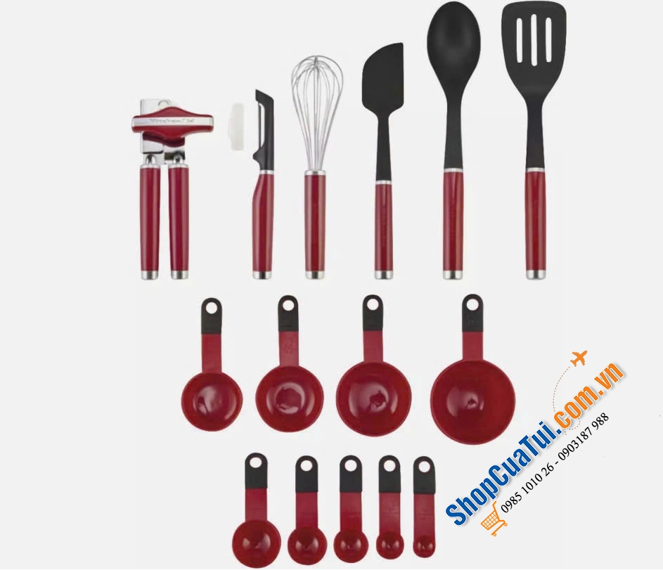 Bộ dụng cụ nhà bếp 15 món KitchenAid