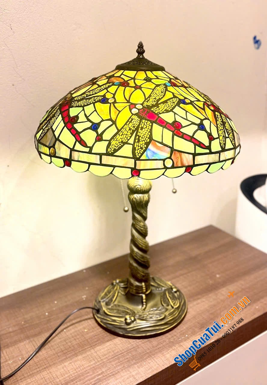 Đèn bàn Tiffany cao 60cm, chao đèn 40cm hoặc 30cm – Vẻ Đẹp Nghệ Thuật Trong Từng Ánh Sáng!