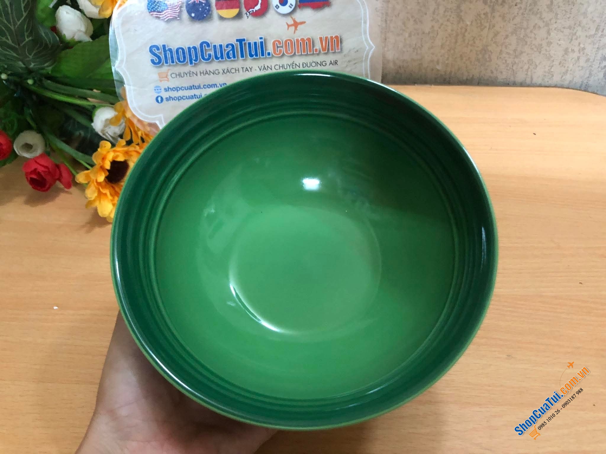Bát ăn cơm Le Creuset 12cm - Bát đựng đồ ăn nhẹ 12 cm (màu đỏ, màu xanh bamboo)