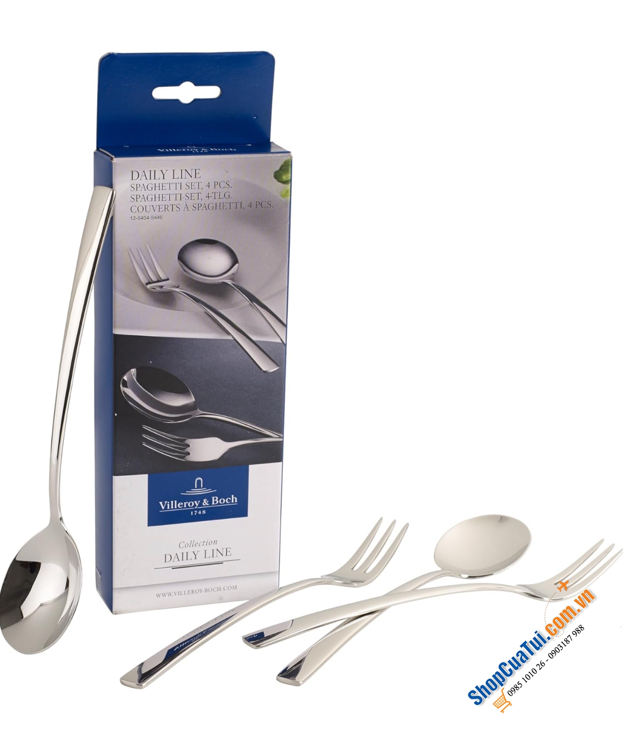 Bộ dao thìa dĩa Villeroy & Boch Spaghetti – 4 món