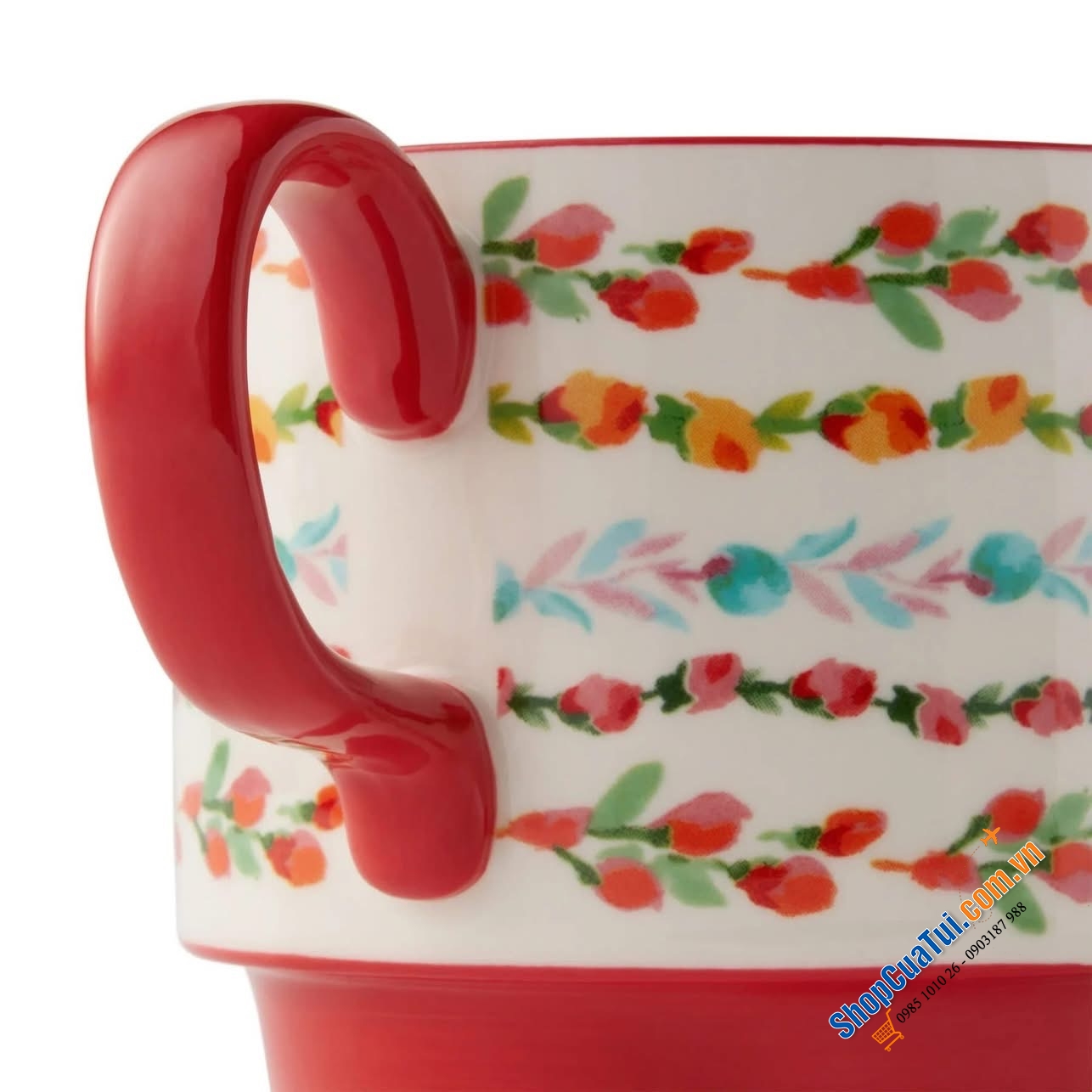 Sét cốc kèm giá 5 món The Pioneer Woman Ditsy.