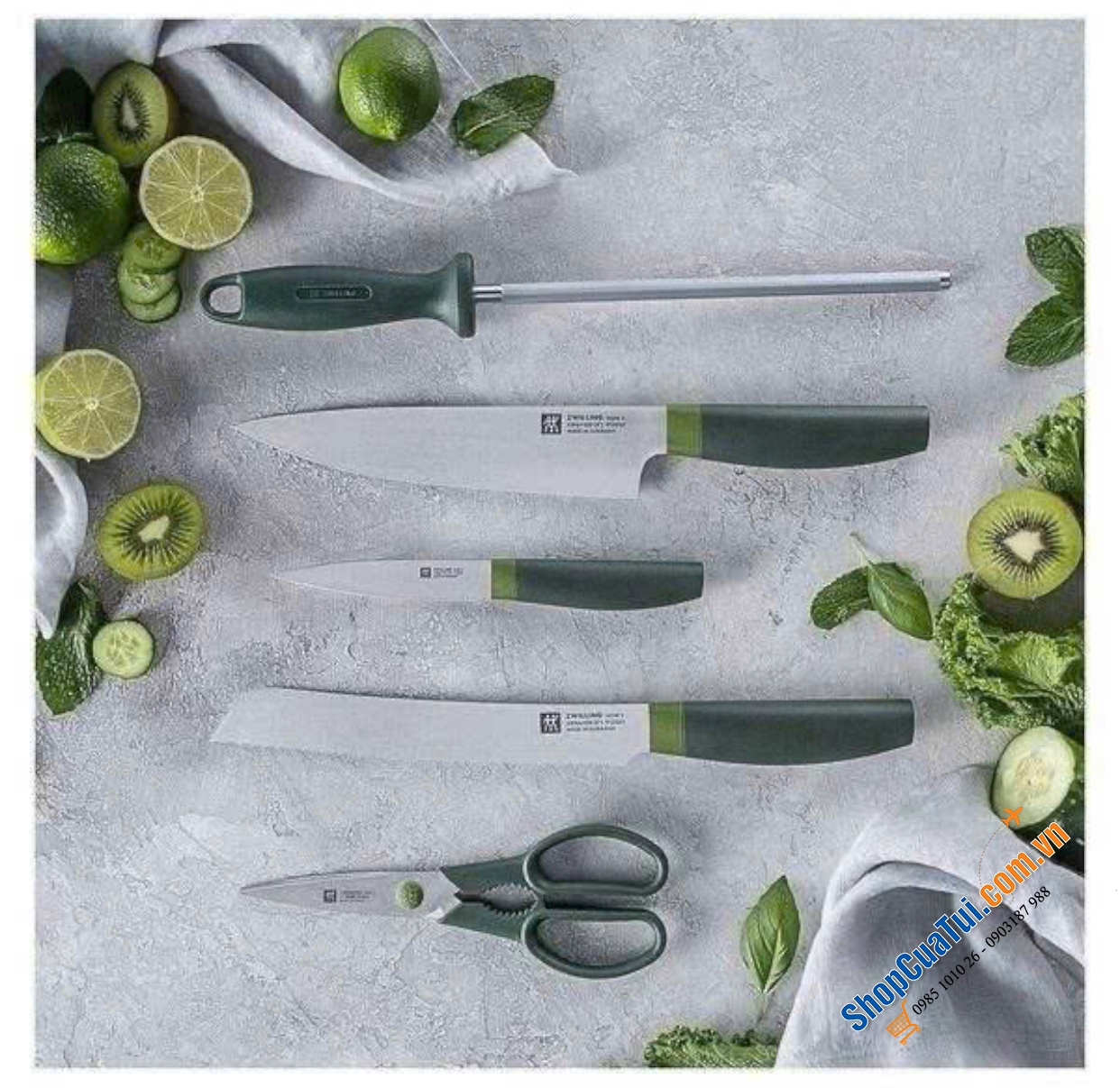 Sét dao Zwilling 6 món - Made In Germany xịn xò.