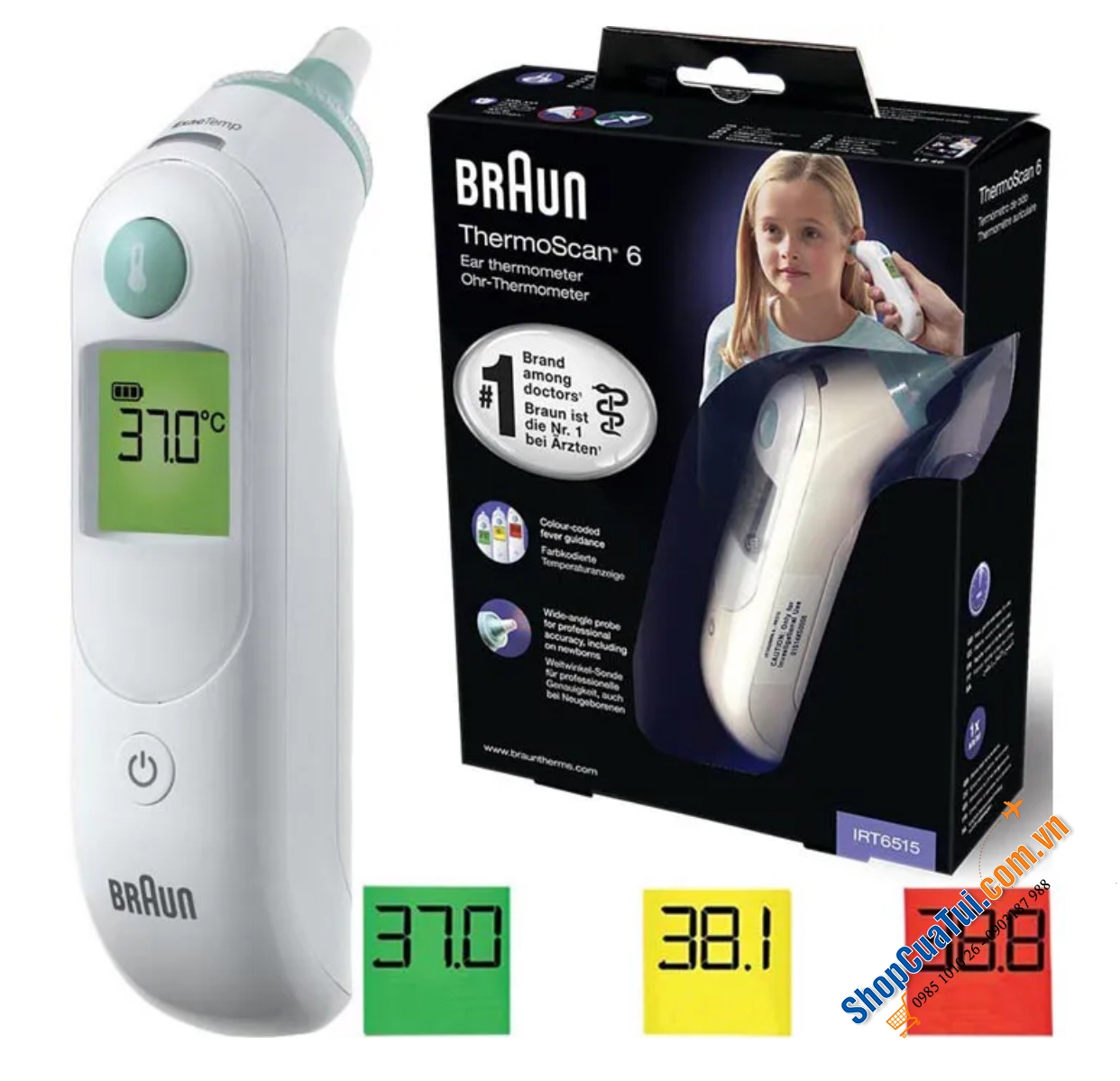 NHIỆT KẾ HỒNG NGOẠI BRAUN THERMOSCAN 6 IRT 6515.