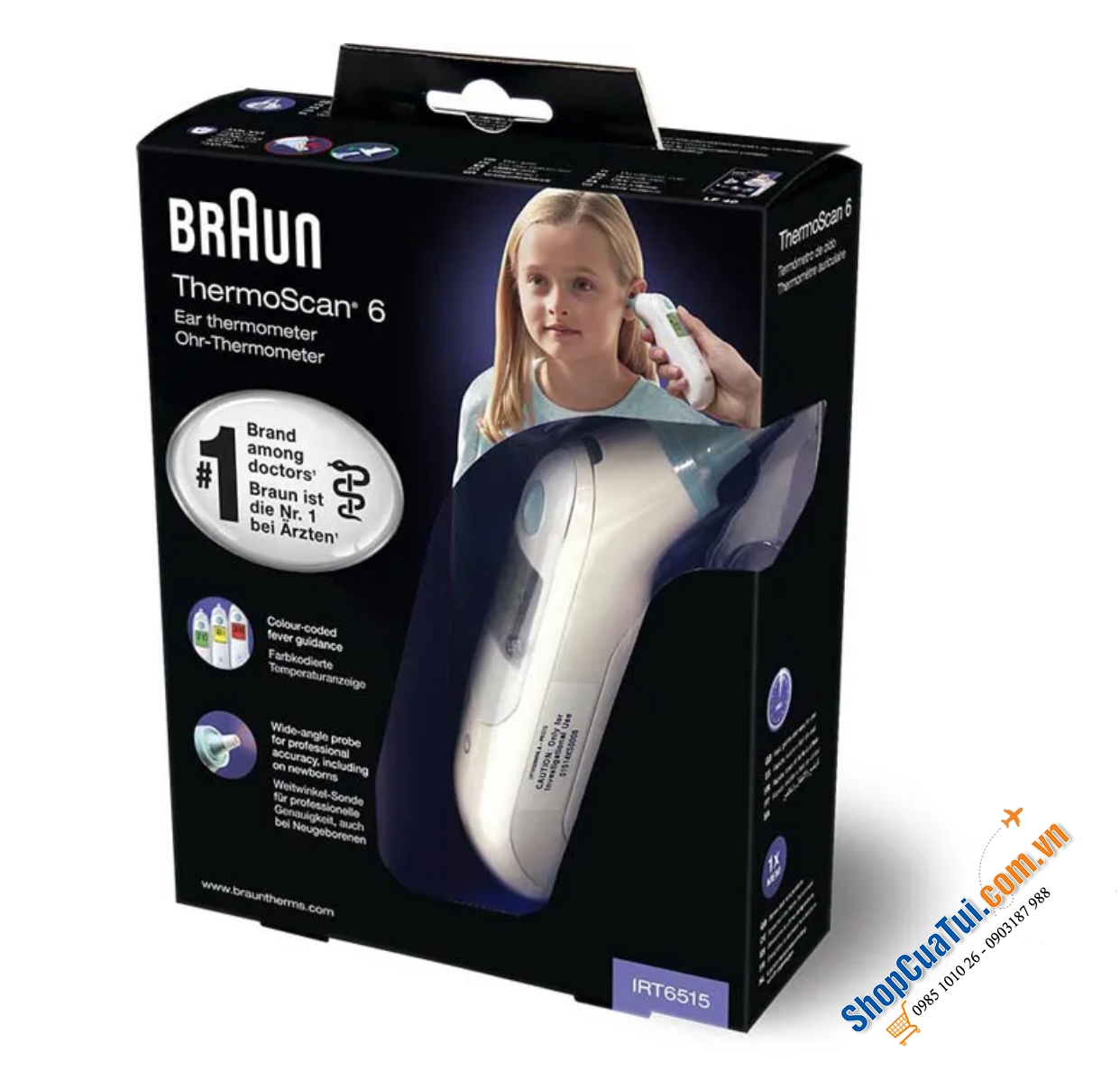 NHIỆT KẾ HỒNG NGOẠI BRAUN THERMOSCAN 6 IRT 6515.