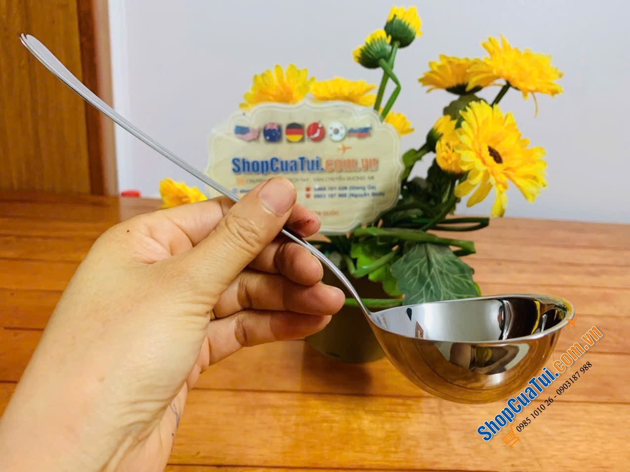 Muôi Múc Canh WMF Portionsschöpfer Kent Crom Prot 23.5cm