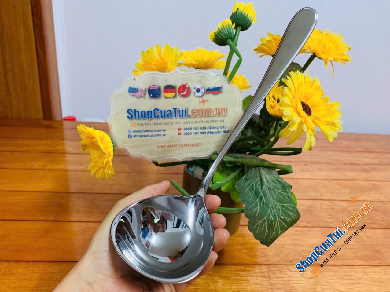 Muôi Múc Canh WMF Portionsschöpfer Kent Crom Prot 23.5cm