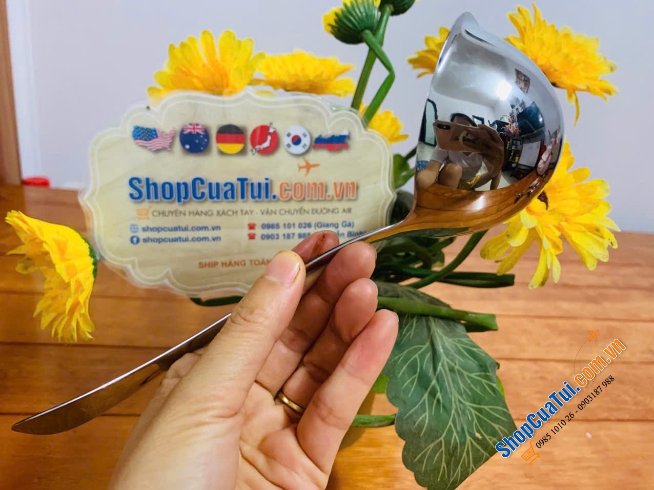 Muôi Múc Canh WMF Portionsschöpfer Kent Crom Prot 23.5cm