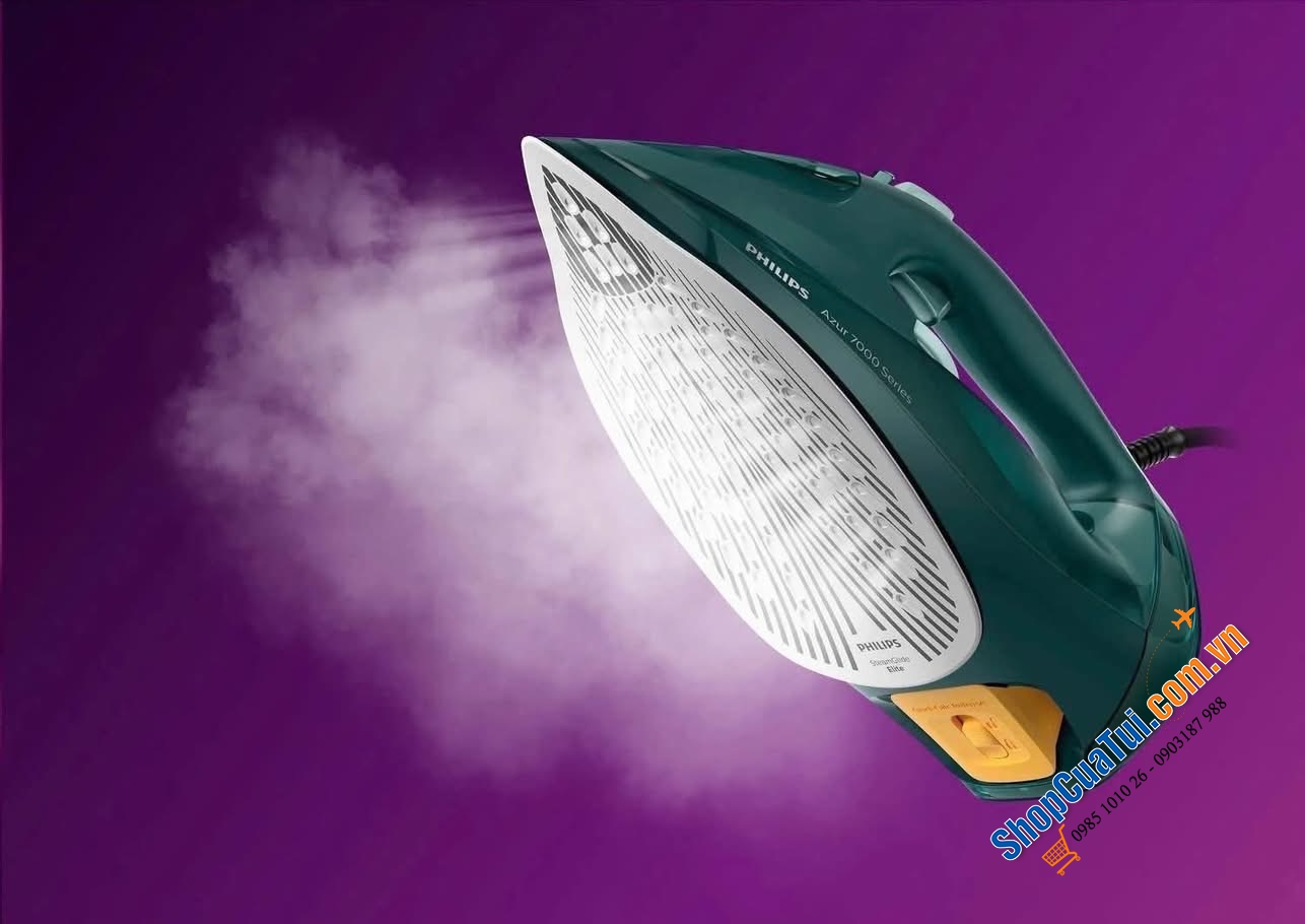 Bàn là Philips 7000 Series DST7050/70 SteamGlide Soleplate Elite 2800W.