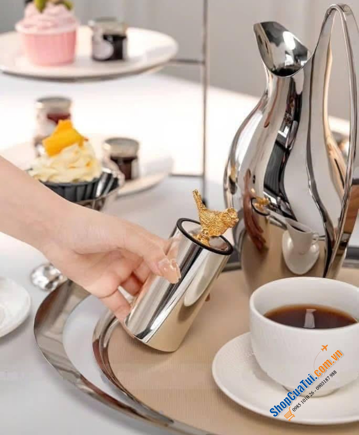 Hộp tăm inox Lifestyle sang xịn mịn from Đan Mạch.