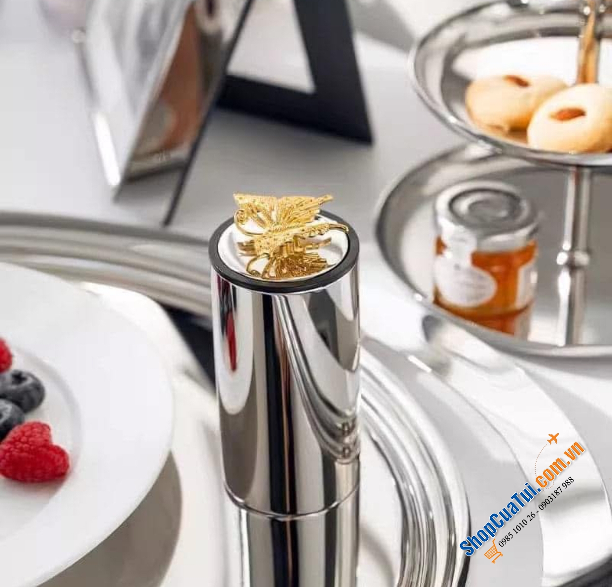 Hộp tăm inox Lifestyle sang xịn mịn from Đan Mạch.