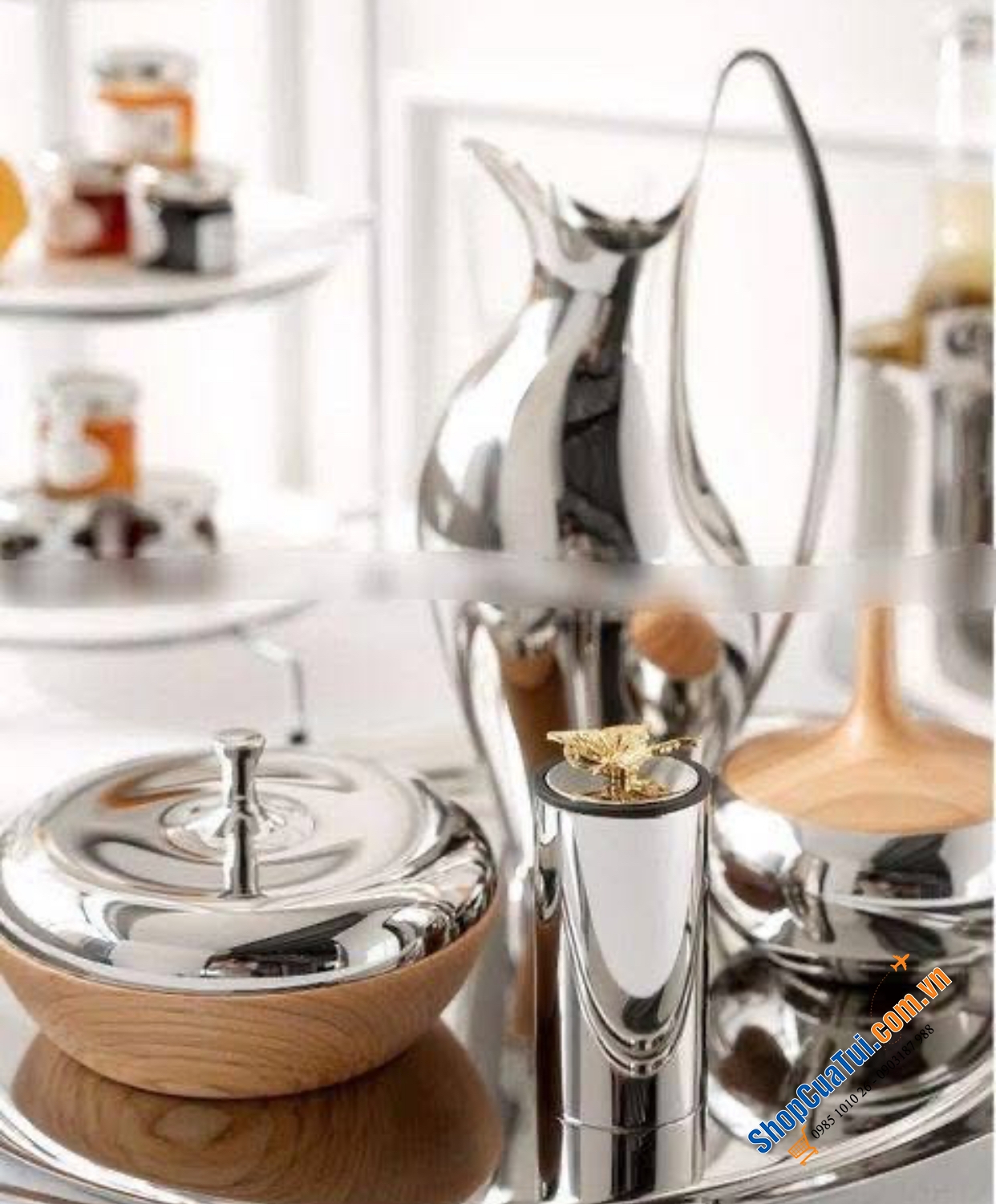 Hộp tăm inox Lifestyle sang xịn mịn from Đan Mạch.
