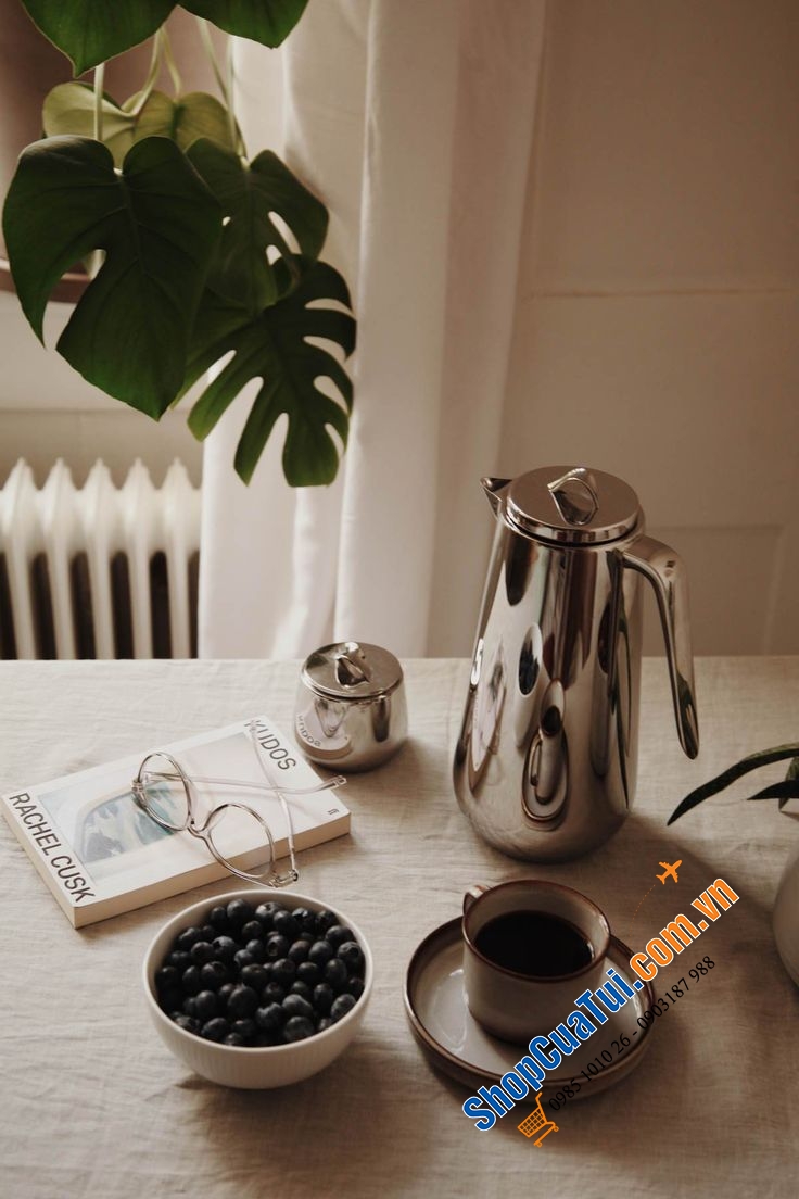 Bình nước giữ nhiệt Georg Jensen 1l - The Helix Collection - A New Modern Classic