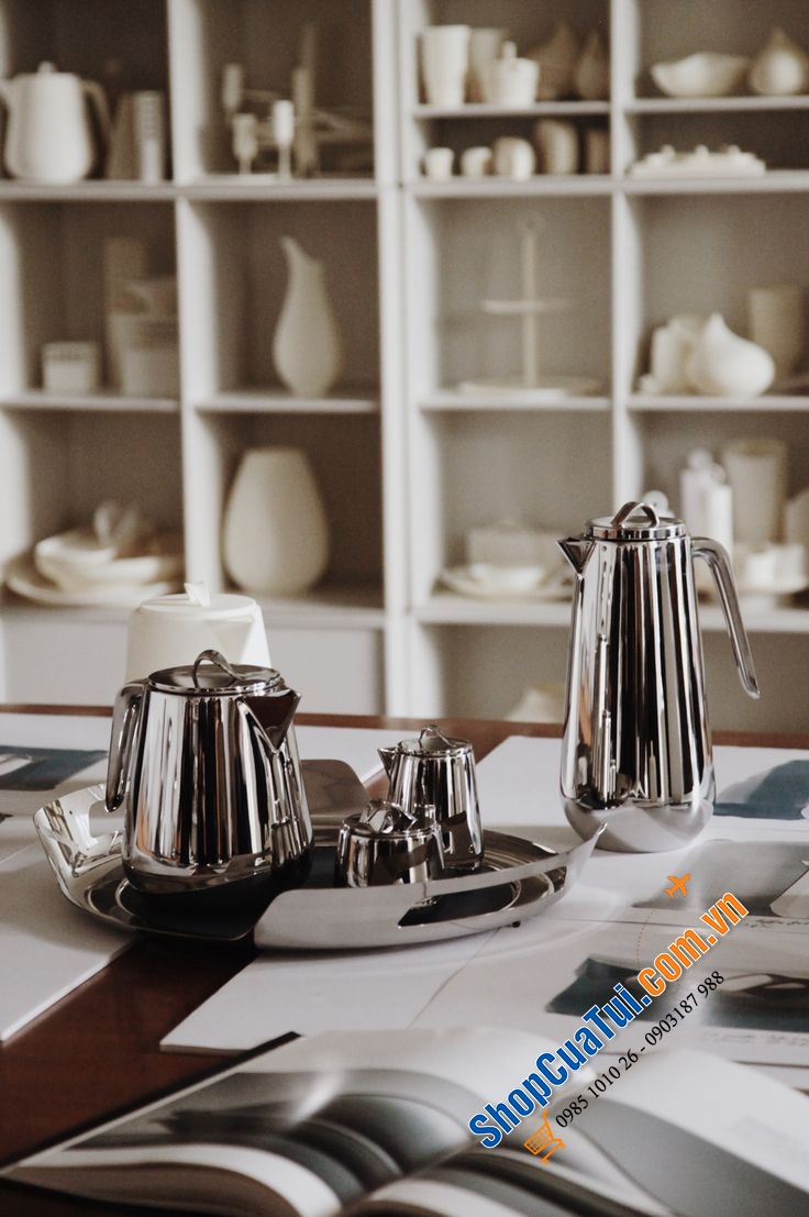 Bình nước giữ nhiệt Georg Jensen 1l - The Helix Collection - A New Modern Classic