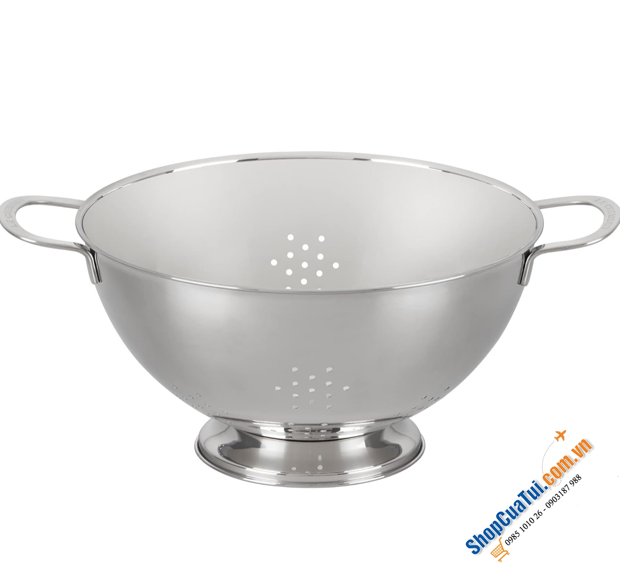 SET 3 RỔ INOX CAO CẤP LE CREUSET 27-31-33cm