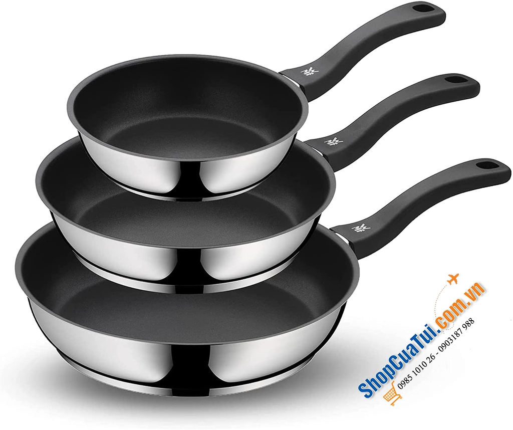 Chảo chống dính WMF Devil Platinum cán nhựa Size 20cm - 24cm - 28cm.