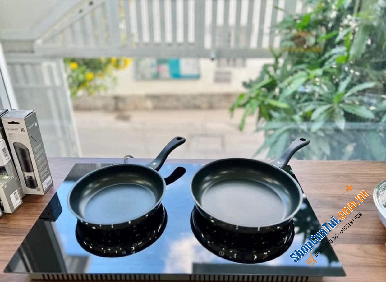 Chảo chống dính WMF Devil Platinum cán nhựa Size 20cm - 24cm - 28cm.