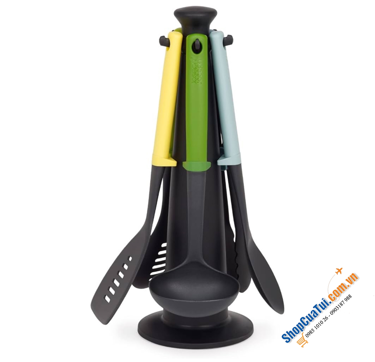 BỘ DỤNG CỤ NẤU ĂN JOSEPH JOSEPH 10549 - CẦN LẮM CHO CĂN BẾP HIỆN ĐẠI.