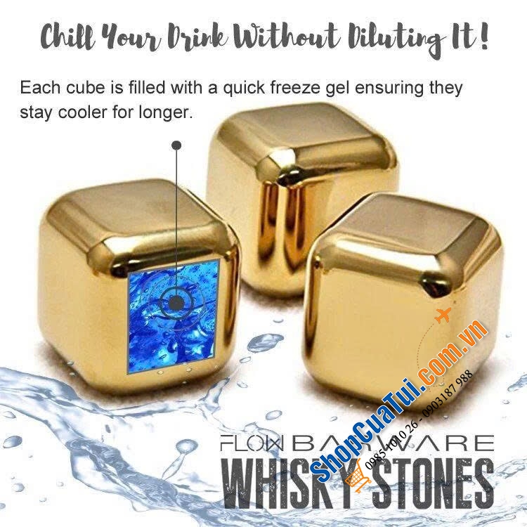 ĐÁ THÉP KHÔNG GỈ FLOW BARWARE thời thượng.