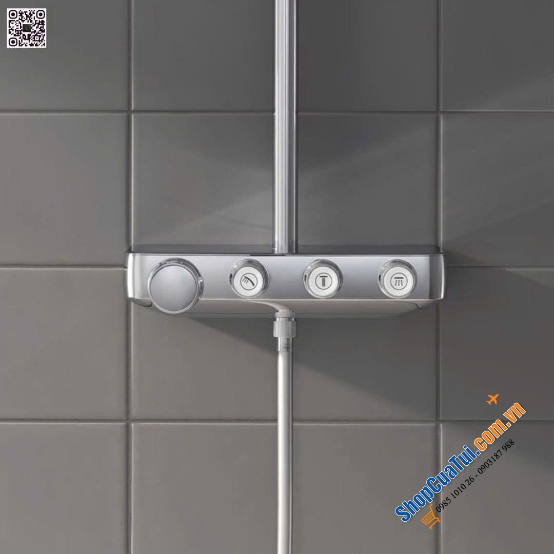 Grohe Euphoria SmartControl Cube 310 Duo – Bộ sen cây thông minh Grohe 26508000 đỉnh cao đến từ Đức
