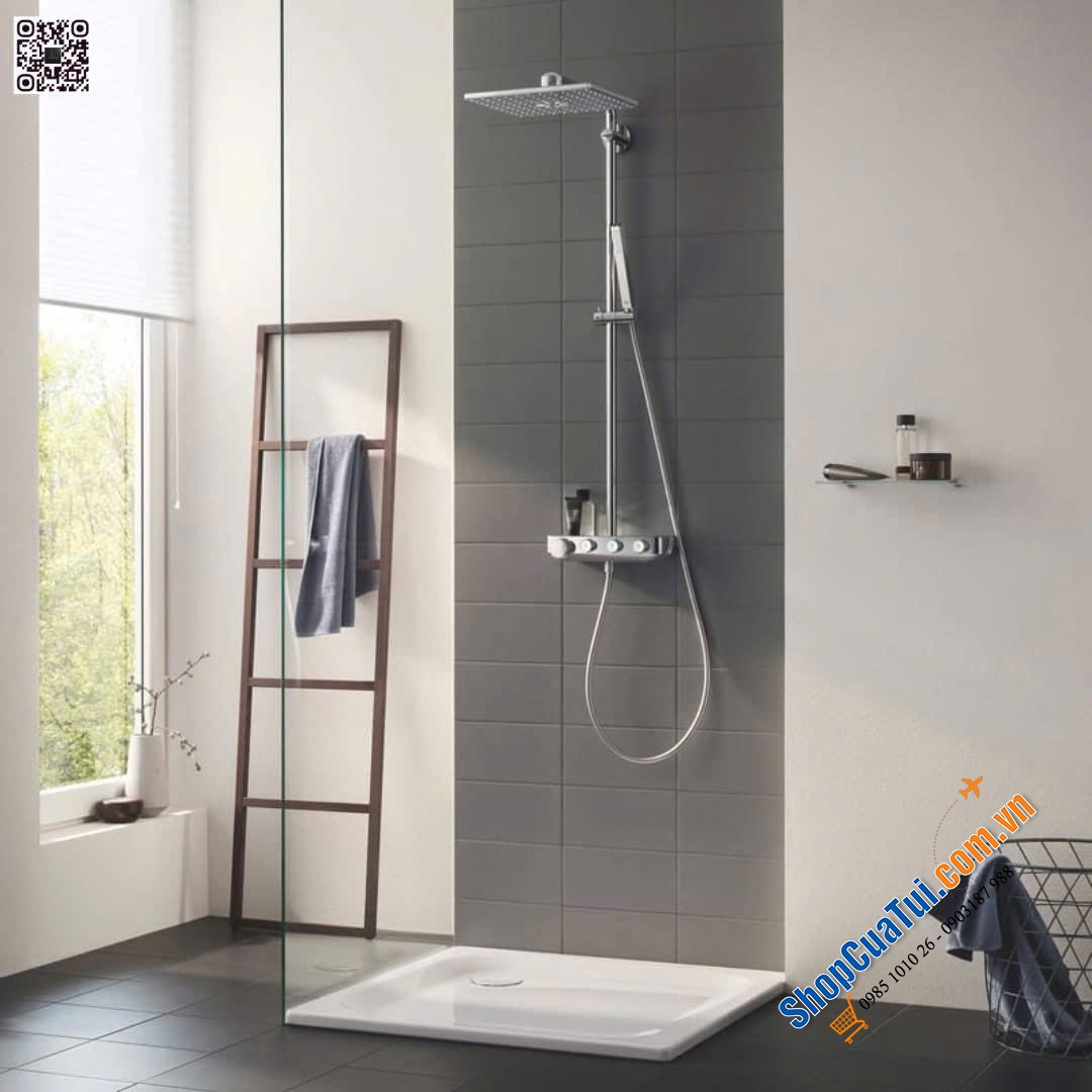 Grohe Euphoria SmartControl Cube 310 Duo – Bộ sen cây thông minh Grohe 26508000 đỉnh cao đến từ Đức