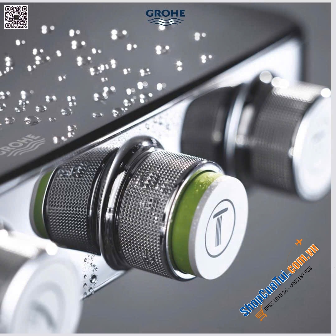 Grohe Euphoria SmartControl Cube 310 Duo – Bộ sen cây thông minh Grohe 26508000 đỉnh cao đến từ Đức