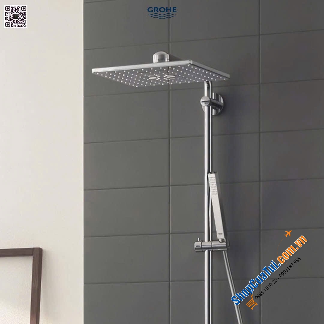 Grohe Euphoria SmartControl Cube 310 Duo – Bộ sen cây thông minh Grohe 26508000 đỉnh cao đến từ Đức