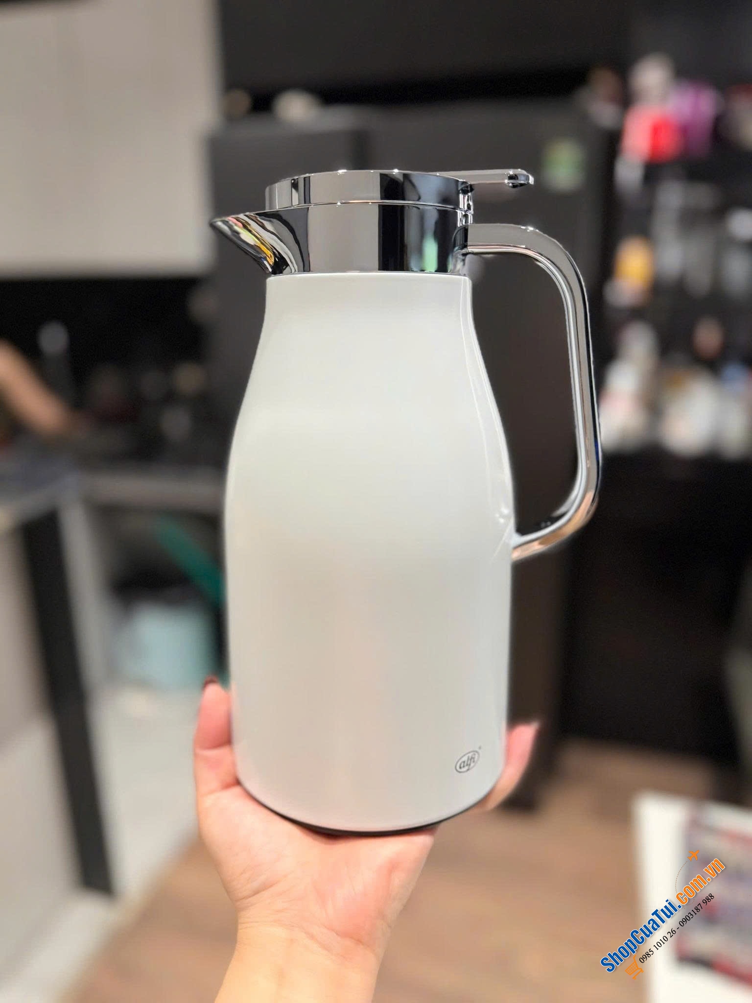 Bình giữ nhiệt cực xinh Alfi Skyline Germany 1 Lít - Giữ nóng 12h, giữ lạnh 24h mầu vàng