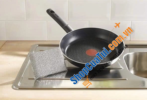 Set 3 miếng rửa bát, cọ nồi chảo chống dính Spontex Brilliant - Made in Spain.