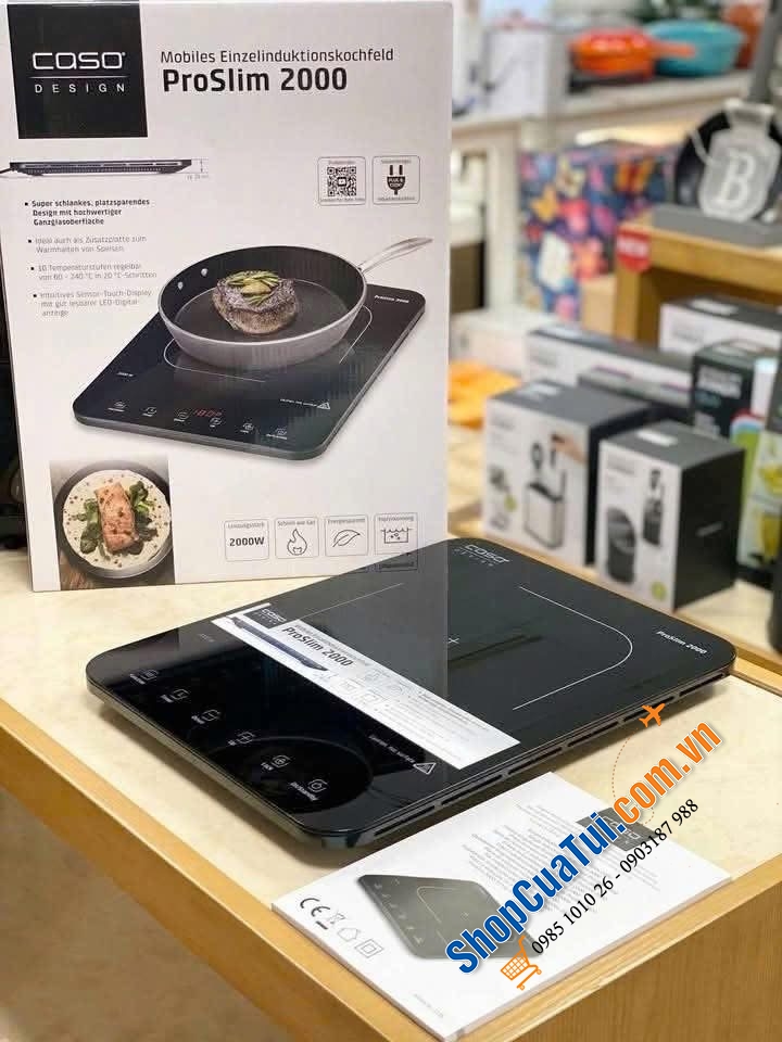 BẾP TỪ ĐƠN CASO PROSLIM 2000.