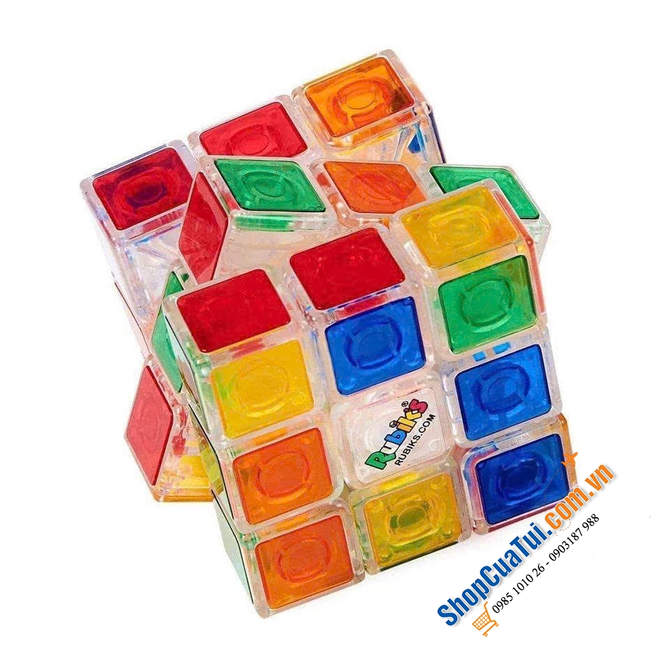 Rubik 3x3 loại tinh thể - quà tặng cho con.